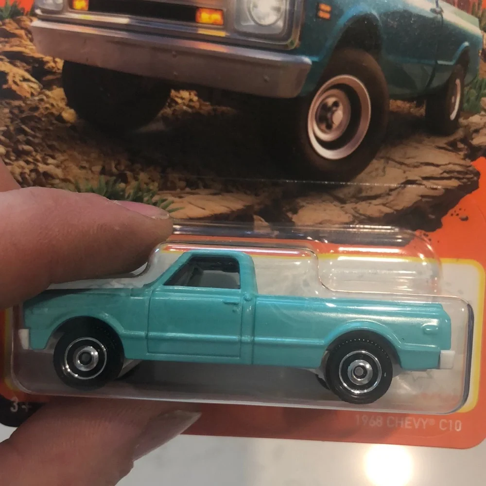 Matchbox 1968 Chevrolet C10 Blue Toy Truck